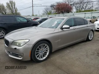 2013 BMW 7 Series 750Li xDrive with VIN WBAYF8C55DDE59031, listed as a Copart auction lot 52822935 with 152,284 mi miles and Clean Title. Bid and sale history available at carsss.com. Image 1.