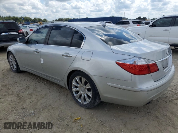 2009 Hyundai Genesis with VIN KMHGC46E79U043624, listed as a Copart auction lot 73968914 with 0 mi miles and Salvage Title. Bid and sale history available at carsss.com. Image 2.