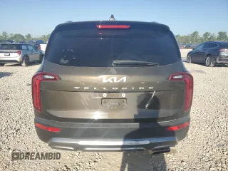 2022 Kia Telluride S with VIN 5XYP64HC7NG228310, listed as a Copart auction lot 51852855 with 64,468 mi miles and Salvage title. Bid and sale history available at DreamBid. Image 6.