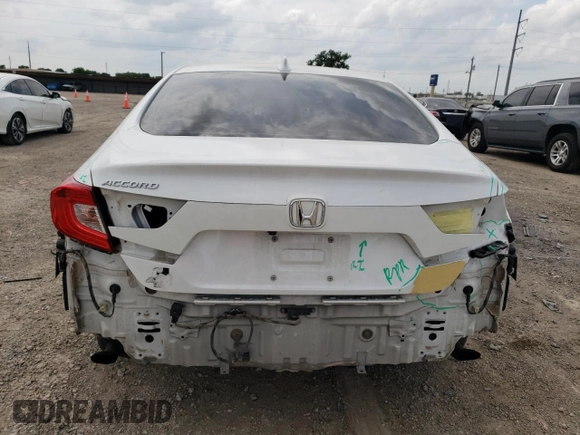 2018 Honda Accord Touring with VIN 1HGCV2F95JA053354, listed as a Copart auction lot 54907865 with 89,808 mi miles and Salvage title. Bid and sale history available at DreamBid. Image 6.
