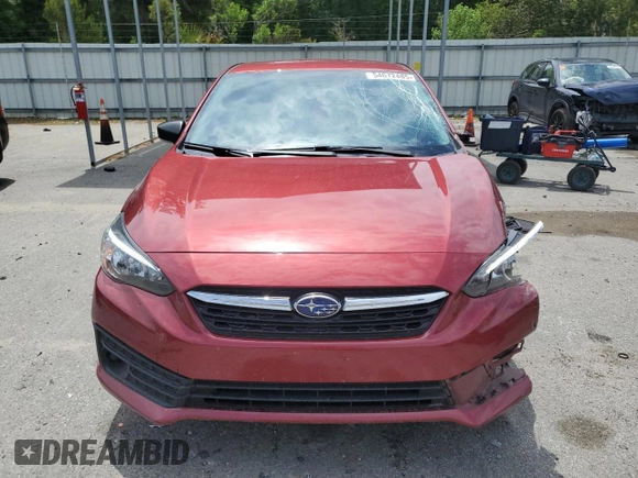 2022 Subaru Impreza with VIN 4S3GKAA68N1609887, listed as a Copart auction lot 54672485 with 72,241 mi miles and Salvage title. Bid and sale history available at DreamBid. Image 5.