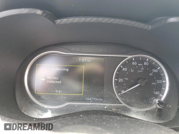 2021 Nissan Versa SV with VIN 3N1CN8EV5ML835444, listed as a Copart auction lot 52439955 with 104,773 mi miles and Salvage Title. Bid and sale history available at DreamBid. Image 9.