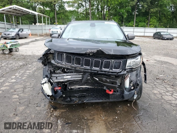 2018 Jeep Compass Trailhawk z VIN 3C4NJDDB4JT147867, wystawiony jako Copart lot #55981295 z przebiegiem 107 718 mil mil oraz Szkoda całkowita • Salvage title. Historia ofert i sprzedaży dostępna na DreamBid. Obrazek 5.