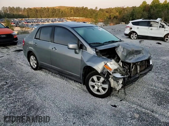 2007 Nissan Versa 1.8 SL with VIN 3N1BC11E67L420328, listed as a Copart auction lot 75806654 with 0 mi miles and Salvage Title. Bid and sale history available at carsss.com. Image 11.