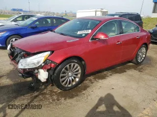 2012 Buick Regal Turbo Premium 1 with VIN 2G4GS5EV0C9211568, listed as a Copart auction lot 53569285 with 201,044 mi miles and Clean title. Bid and sale history available at DreamBid. Image 1.