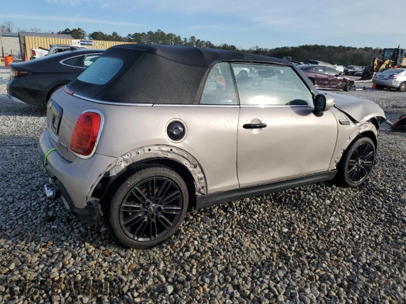 2024 MINI Convertible Cooper S with VIN WMW43DL02R3R80576, listed as a Copart auction lot 88498775 with 7,449 mi miles and Salvage title. Bid and sale history available at DreamBid. Image 3.