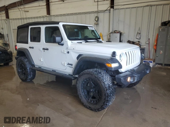 2021 Jeep Wrangler Unlimited Sport S z VIN 1C4HJXDG6MW777009, wystawiony jako Copart lot #60307665 z przebiegiem 30 634 mil mil oraz Szkoda całkowita • Salvage title. Historia ofert i sprzedaży dostępna na DreamBid. Obrazek 4.