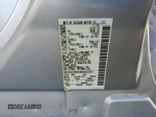 2004 Nissan Quest SE with VIN 5N1BV28U54N332257, listed as a Copart auction lot 83901234 with 119,401 mi miles and Salvage Title. Bid and sale history available at carsss.com. Image 14.
