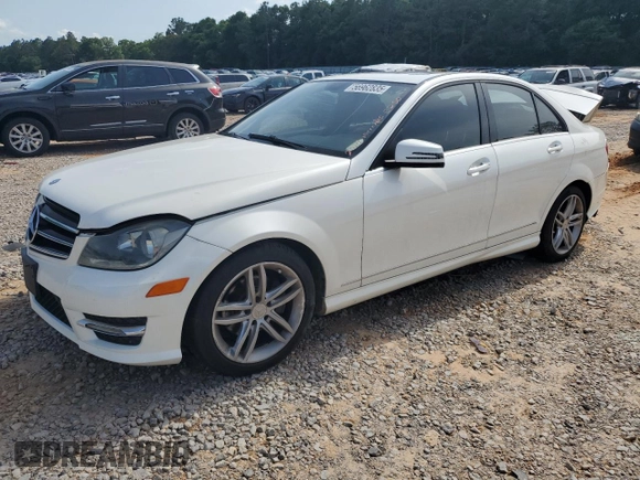 2014 Mercedes-Benz C 250 Sport with VIN WDDGF4HB5EG193499, listed as a Copart auction lot 56962835 with 182,547 mi miles and Salvage title. Bid and sale history available at DreamBid. Image 1.