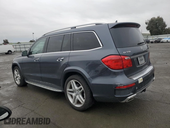 2013 Mercedes-Benz GL-Class GL 550 with VIN 4JGDF7DEXDA166164, listed as a Copart auction lot 43626875 with 69,502 mi miles and Salvage Title. Bid and sale history available at carsss.com. Image 2.