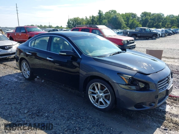 2011 Nissan Maxima SV with VIN 1N4AA5APXBC858867, listed as a IAAI auction lot 42612007 with 201,235 mi miles and . Bid and sale history available at DreamBid. Image 1.