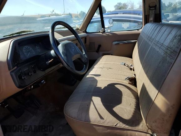 1991 Ford F-150 with VIN 1FTDF15Y5MPA38972, listed as a Copart auction lot 64475054 with 86,748 mi miles and Salvage Title. Bid and sale history available at carsss.com. Image 7.