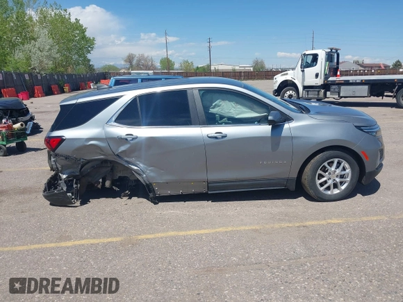 2024 Chevrolet Equinox LT with VIN 3GNAXUEG0RS182986, listed as a IAAI auction lot 42151718 with Not Provided miles and . Bid and sale history available at DreamBid. Image 13.