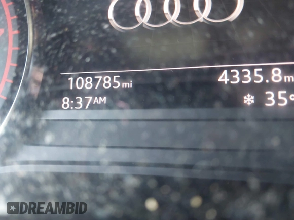 2020 Audi Q5 Premium with VIN WA1ANAFY5L2043678, listed as a IAAI auction lot 41893430 with 108,785 mi miles and . Bid and sale history available at DreamBid. Image 15.