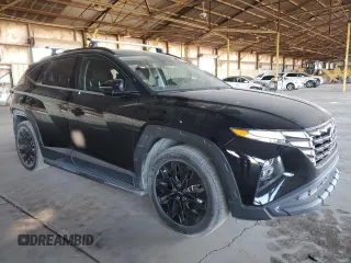 2022 Hyundai Tucson N Line with VIN KM8JF3AE1NU109013, listed as a Copart auction lot 41794345 with 37,064 mi miles and Salvage Title. Bid and sale history available at carsss.com. Image 4.