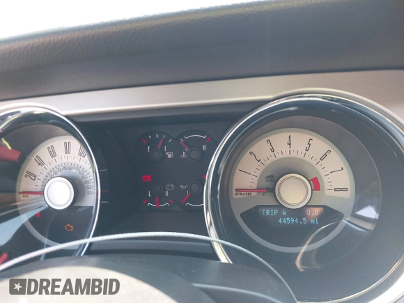 2011 Ford Mustang V6 with VIN 1ZVBP8EM3B5149522, listed as a IAAI auction lot 42657618 with 44,594 mi miles and . Bid and sale history available at DreamBid. Image 7.