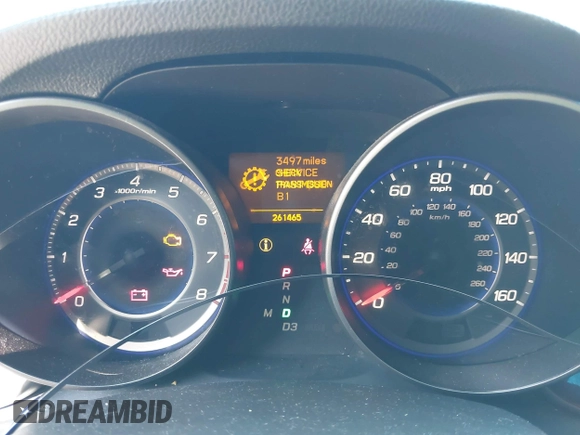 2007 Acura MDX with VIN 2HNYD28257H504892, listed as a IAAI auction lot 42219587 with 261,465 mi miles and . Bid and sale history available at carsss.com. Image 7.