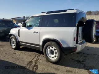 2023 Land Rover Defender S with VIN SALEJ6EX6P2147281, listed as a Copart auction lot 84217414 with 27,758 mi miles and Salvage title. Bid and sale history available at DreamBid. Image 2.