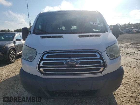 2015 Ford Transit Cargo with VIN 1FTNR1ZM4FKA33992, listed as a Copart auction lot 74308214 with 115,095 mi miles and Salvage Title. Bid and sale history available at DreamBid. Image 5.