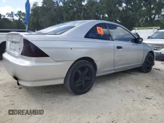 2001 Honda Civic LX with VIN 1HGEM21511L124716, listed as a Copart auction lot 73473944 with 0 mi miles and Salvage Title. Bid and sale history available at carsss.com. Image 3.
