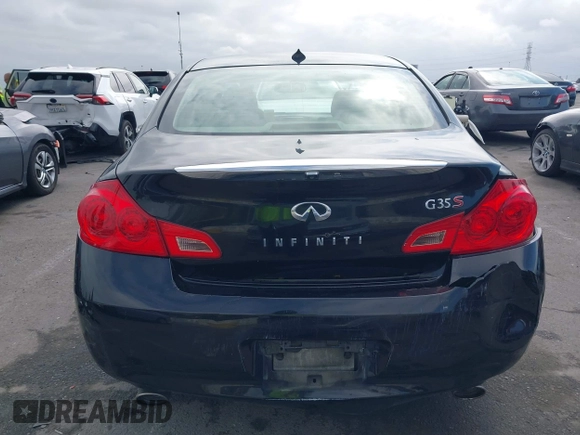 2008 Infiniti G35 Journey with VIN JNKBV61E98M222109, listed as a IAAI auction lot 42071416 with 216,507 mi miles. Bid and sale history available at carsss.com. Image 16.