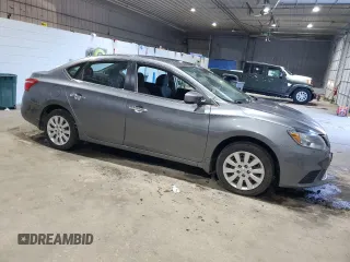 2017 Nissan Sentra S with VIN 3N1AB7AP8HY335353, listed as a Copart auction lot 57016845 with 45,485 mi miles and Non repairable. Bid and sale history available at DreamBid. Image 4.