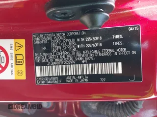 2015 Lexus NX 200t с VIN JTJBARBZ2F2022999, выставлен на аукционе IAAI как лот 42702865 с пробегом 175 477 миль миль и . История ставок и продаж доступна на DreamBid. Изображение 9.