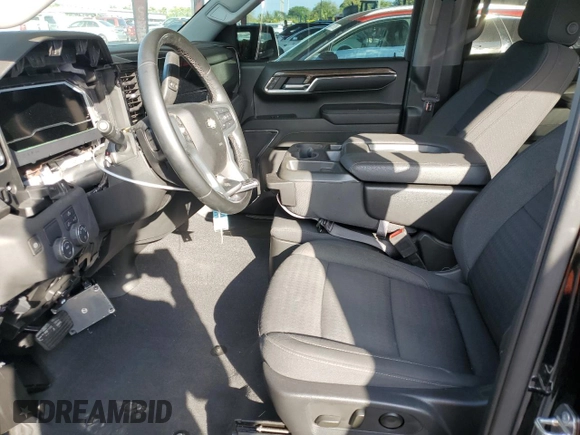 2023 Chevrolet Silverado 1500 LT with VIN 1GCPACEK0PZ232966, listed as a Copart auction lot 47389485 with Not Provided miles and Salvage Title. Bid and sale history available at DreamBid. Image 7.