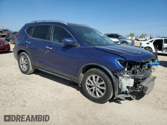 2018 Nissan Rogue SV with VIN KNMAT2MT8JP608871, listed as a Copart auction lot 48659155 with 141,677 mi miles and Salvage Title. Bid and sale history available at carsss.com. Image 4.