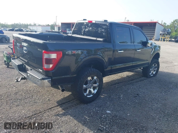 2022 Ford F-150 XL with VIN 1FTEW1EP7NFA79459, listed as a IAAI auction lot 42431081 with 52,928 mi miles and . Bid and sale history available at DreamBid. Image 4.