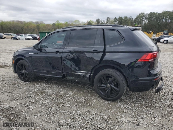 2024 Volkswagen Tiguan SE R-Line Black with VIN 3VVCB7AX3RM010352, listed as a Copart auction lot 50008955 with 16,095 mi miles and Salvage Title. Bid and sale history available at carsss.com. Image 2.