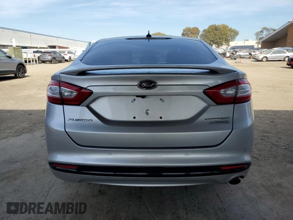 2013 Ford Fusion Titanium Hybrid with VIN 3FA6P0RU9DR303852, listed as a Copart auction lot 50652425 with 98,504 mi miles and Salvage Title. Bid and sale history available at DreamBid. Image 6.
