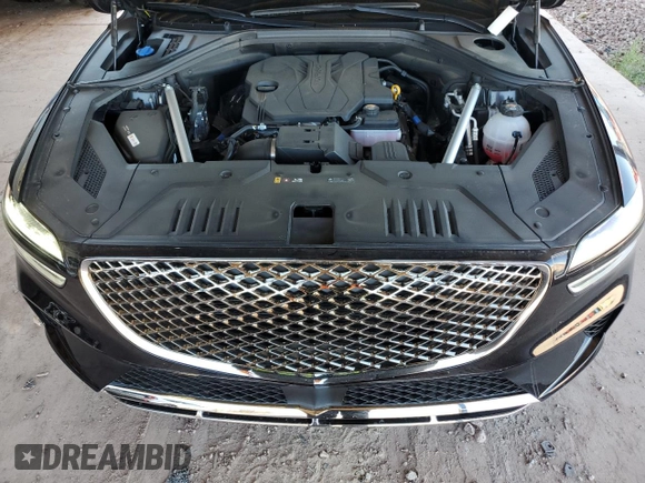 2024 Genesis GV70 2.5T with VIN 5NMMADTB8RH016074, listed as a Copart auction lot 53210695 with 4,068 mi miles and Salvage title. Bid and sale history available at DreamBid. Image 14.