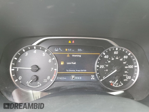 2023 Nissan Frontier Pro-4X with VIN 1N6ED1EK4PN605224, listed as a Copart auction lot 55160985 with 37,422 mi miles and Salvage title. Bid and sale history available at DreamBid. Image 9.