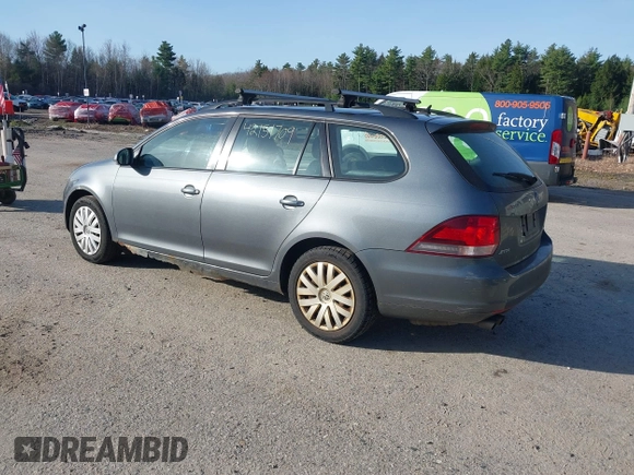 2010 Volkswagen Jetta SportWagen S with VIN 3VWKZ7AJ0AM667497, listed as a IAAI auction lot 42151709 with 109,119 mi miles. Bid and sale history available at carsss.com. Image 3.