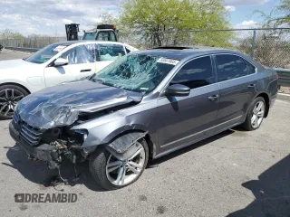 2013 Volkswagen Passat SEL Premium z VIN 1VWCN7A39DC151405, wystawiony jako Copart lot #55507865 z przebiegiem 104 649 mil mil oraz Szkoda całkowita • Salvage title. Historia ofert i sprzedaży dostępna na DreamBid. Obrazek 1.