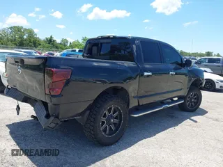 2018 Nissan Titan SV with VIN 1N6AA1E60JN511357, listed as a IAAI auction lot 42582405 with 110,043 mi miles and . Bid and sale history available at DreamBid. Image 4.