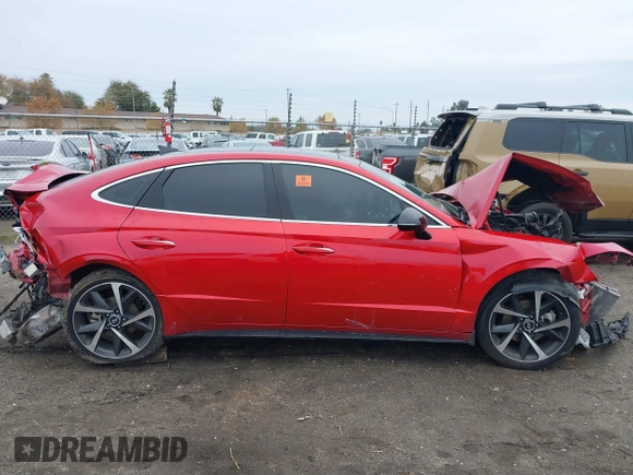 2021 Hyundai Sonata SEL Plus with VIN 5NPEJ4J20MH087577, listed as a IAAI auction lot 41090040 with Not Provided miles and . Bid and sale history available at DreamBid. Image 12.