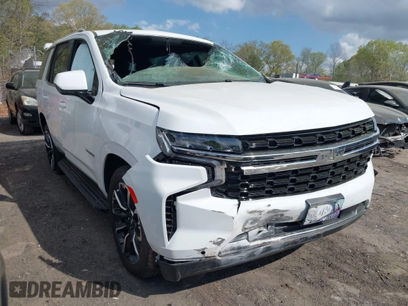 2023 Chevrolet Tahoe LS with VIN 1GNSCMKD5PR240763, listed as a IAAI auction lot 41931972 with 17,939 mi miles and . Bid and sale history available at DreamBid. Image 1.