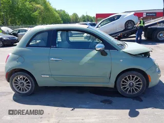 2013 FIAT 500 Lounge with VIN 3C3CFFER4DT512749, listed as a IAAI auction lot 42063224 with 186,157 mi miles and . Bid and sale history available at DreamBid. Image 13.