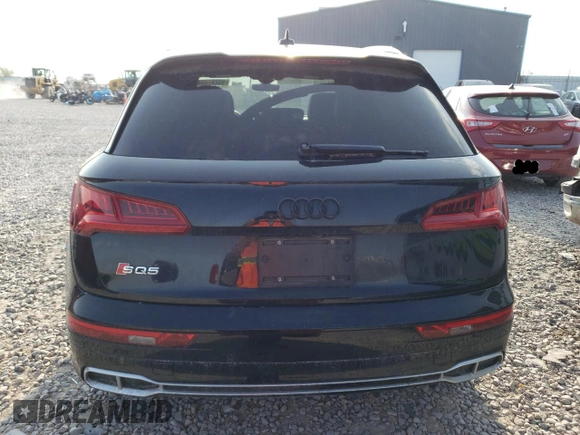 2018 Audi SQ5 Prestige with VIN WA1C4AFY8J2080023, listed as a Copart auction lot 53297203 with 46,727 mi miles. Bid and sale history available at carsss.com. Image 6.