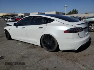 2021 Tesla Model S Long Range with VIN 5YJSA1E59MF441715, listed as a Copart auction lot 56667755 with Not provided miles and Salvage title. Bid and sale history available at DreamBid. Image 2.