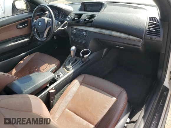 2010 BMW 1 Series 128i with VIN WBAUN1C51AVH81857, listed as a Copart auction lot 76075704 with 119,511 mi miles and Salvage title. Bid and sale history available at DreamBid. Image 8.