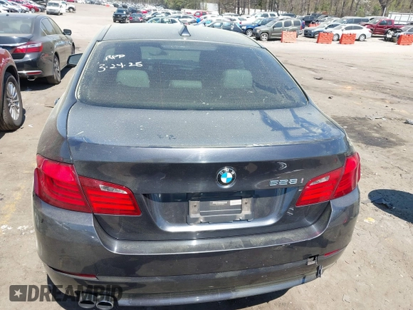 2012 BMW 5 Series 528i with VIN WBAXG5C58CDY28516, listed as a IAAI auction lot 41907803 with 116,499 mi miles. Bid and sale history available at carsss.com. Image 16.