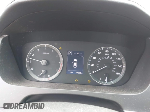 2015 Hyundai Sonata Sport with VIN 5NPE34AF9FH110094, listed as a IAAI auction lot 42142628 with 77,603 mi miles and . Bid and sale history available at DreamBid. Image 7.
