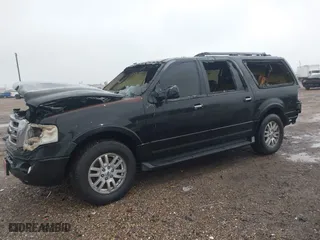 2014 Ford Expedition EL XLT with VIN 1FMJK1H52EEF62363, listed as a IAAI auction lot 41334654 with 1 mi miles. Bid and sale history available at carsss.com. Image 2.