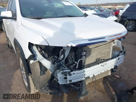 2020 GMC Acadia SLT with VIN 1GKKNULS0LZ136051, listed as a IAAI auction lot 41236862 with 59,176 mi miles and . Bid and sale history available at DreamBid. Image 6.