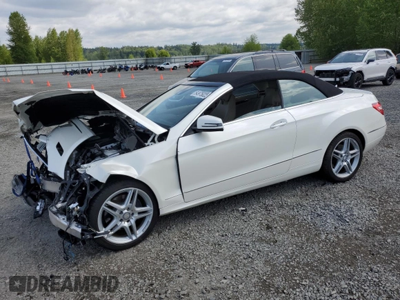 2011 Mercedes-Benz E 350 with VIN WDDKK5GFXBF055815, listed as a Copart auction lot 54975025 with Not provided miles and Salvage title. Bid and sale history available at DreamBid. Image 1.
