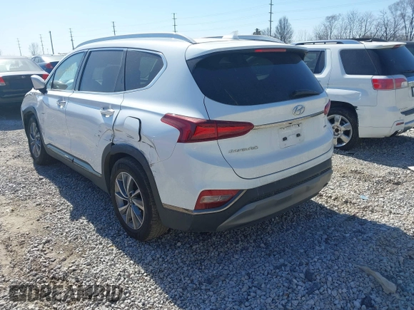 2020 Hyundai Santa Fe Limited with VIN 5NMS5CAD9LH240763, listed as a IAAI auction lot 41754101 with 66,450 mi miles. Bid and sale history available at carsss.com. Image 3.