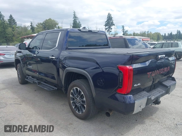 2023 Toyota Tundra Limited Hybrid with VIN 5TFJC5DB1PX033725, listed as a IAAI auction lot 42729682 with 15,767 mi miles and . Bid and sale history available at DreamBid. Image 3.